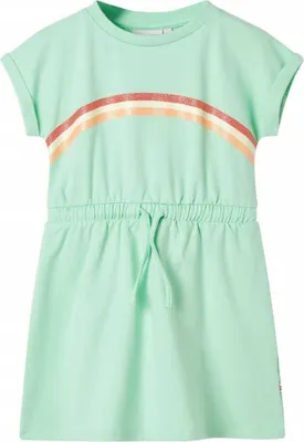 Produktbild von Kinderkleid mit Kordelzug Hellgrün 128 10617