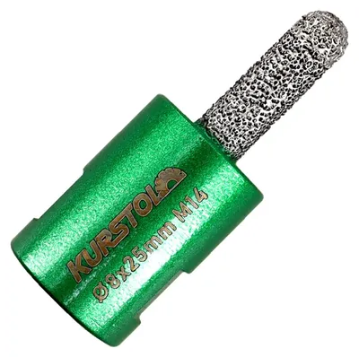 Productafbeelding van Diamantboor mortelfrees - Diamantfrees - 8 x 25 mm - M14 schroefdraad - Korrel 40/45