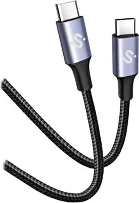 Produktbild von SUBBLIM SUBCAB-C10002, 2 m, USB C, USB C, USB 2.0, 0,48 Gbit/s, Schwarz