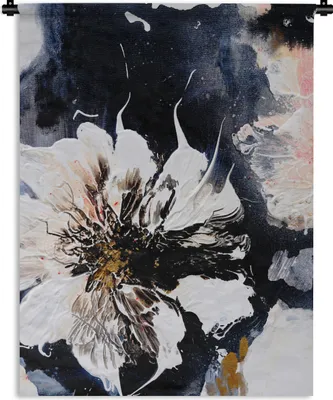 Produktbild von MuchoWow® Wandteppich Wandbehang Blumen - Kunst - Abstrakt - Malerei 150x200 cm Tapisserie Dekoration Wandtuch - Wandaufhängung - Moderner