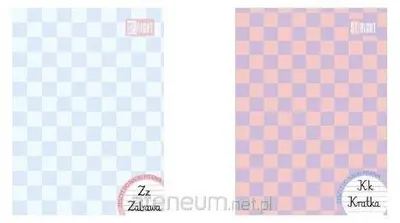 Obrázek produktu pro Zápisník A4/32 = Barevný S Kostkovaným Vzorem, Laminovaný