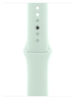 A close-up of an Apple Watch sport band.