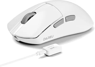 Produktbild von Gaming Mouse mit Dual Polling Rate 8000 Hz, 30 000 DPI Optischer Sensor, Ergonomisch Symmetrisch, 5 Programmable Buttons, 70 Stunden Batterie