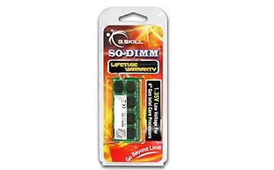 Obrázok produktu pre G.Skill 8GB DDR3-1600, 8 GB, 1 x 8 GB, DDR3, 1600 MHz, 204-pin SO-DIMM
