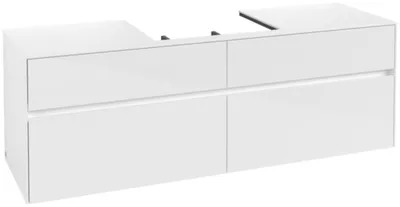Produktbild von Villeroy & Boch Collaro Waschbeckenunterschrank, 4 Auszüge, Waschbecken mittig, 1600x548x500mm, C02500DH