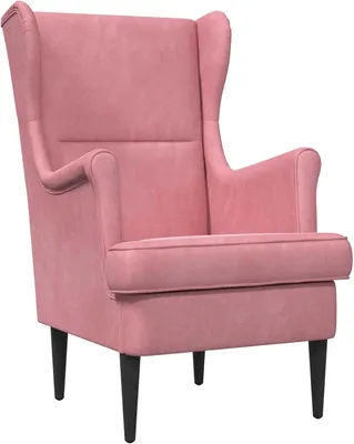 Produktbild von Sessel mit Samtbezug im modernen, minimalistischen Stil für Wohnzimmer und Schlafzimmer