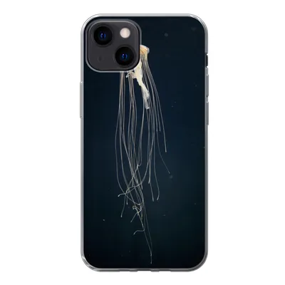 Produktbild von MuchoWow® Handyhülle Schutzhülle Hülle für iPhone 13 Qualle - Meerestier - Tentakel Silikon Softcase Handy Hülle - Karteninhaber