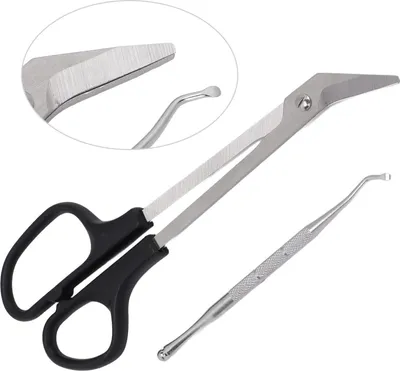 Produktbild von Langstrecken-Nagelschneider - Langer Griff - Ergonomisches, einzigartiges Design - Nagelknipser mit Nagelheber für Erwachsene und Senioren
