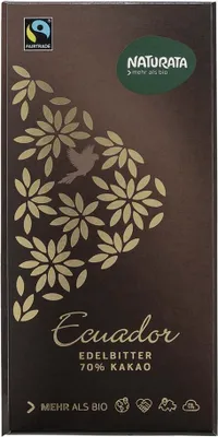 Image de Chocolat noir 70% - Équateur 100g