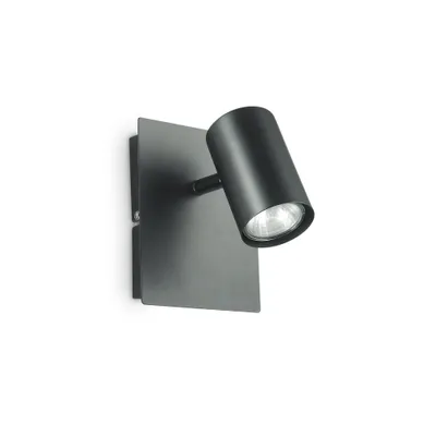 Obrázek produktu pro Moderní nástěnné svítidlo Metal Spot Black 1 Light Gu10