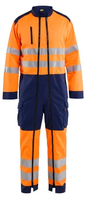 Zdjęcie produktu dla Kombinezon Blakläder High Vis 6020, kolor: pomarańczowy High Vis/granatowy, rozmiar: XXL
