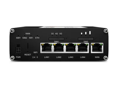 Produktbild von WLAN Router MWR 5550 5G + SELFSAT Antenne schwarz