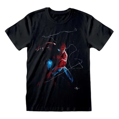 Produktbild von Marvel Comics Spider-Man - Spidey Art - Black T-Shirt - Größe XL