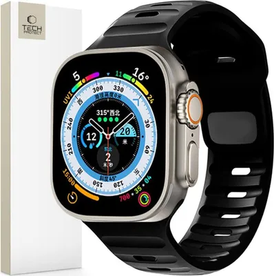 Immagine prodotto di Tech-Protect Iconband Line Apple Watch 6 / 7 / 8 / 9 / 10 / Se / Ultra 1 / 2 (44 / 45 / 46 / 49 Mm) Nero