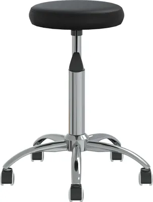 Image de vidaXL Chaise de salle à manger noire en similicuir