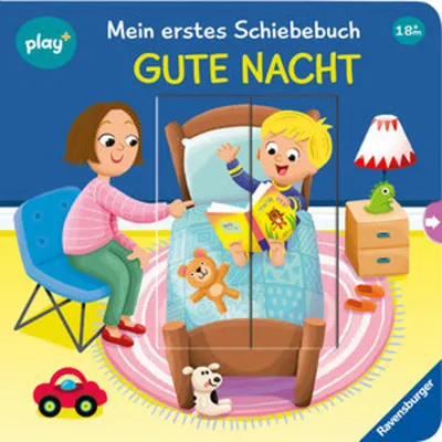 Produktbild von Ravensburger Play+ Mein erstes Schiebebuch: Gute Nacht, Baby-Buch ab 18 Monate