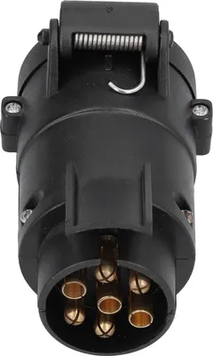 Obrázok produktu pre Adaptér na zástrčku pre príves EU 12V, vodotesný, 7 až 13-pinový, rozhranie pre nákladné vozidlá, zásuvka pre napájací kábel pre obytné vozidlá