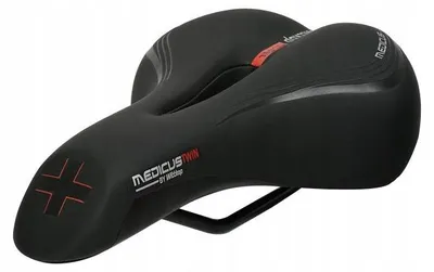 Produktbild von Wittkop Medicus TWIN 1.0 Komfort Gel Fahrradsattel Schwarz