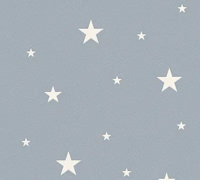Produktbild von A.S. Création Kinderzimmertapete Il Decoro Sterntapete Vliestapete grau 10,05 m x 0,53 m