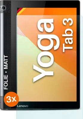 Produktbild von moex® 3x Schutzfolie kompatibel mit Lenovo Yoga Tab 3 10 - Displayschutzfolie Anti Reflex Folie, Matt