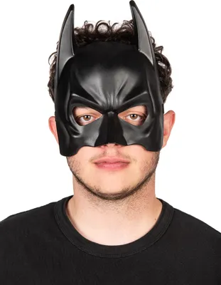 Produktbild von Batman The Dark Knight Rises Erwachsenen-Halbmaske schwarz - Einheitsgröße