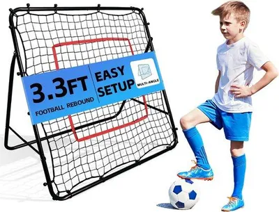 Produktbild von Fußballtrainingsnetz - Reboundnetz für Kinder - Reboundwand für effektive Trainingszwecke - Trainingsnetz für Fußballtraining