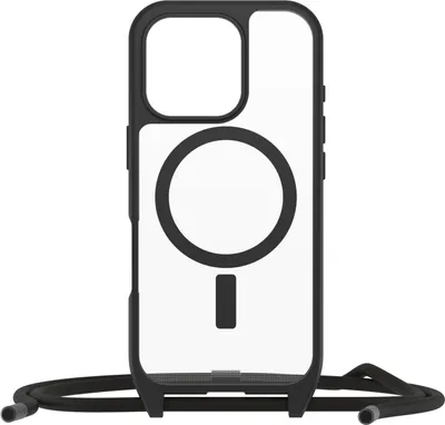 Produktbild von OtterBox React Necklace Series für MagSafe für iPhone 16 Pro, Black Crystal