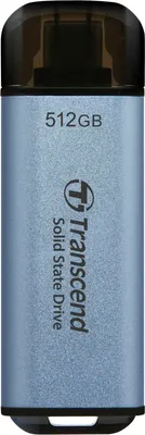 Immagine prodotto di Transcend ESD300C - 512 GB - USB Typ-C - 1050 MB/s - Blu
