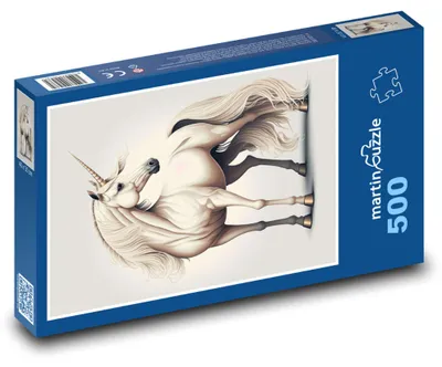 Obrázek produktu pro Puzzle 500 Krásný kůň jednorožec - martinpuzzle