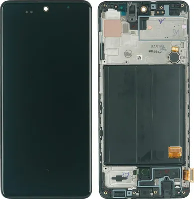 Produktbild von Display für Samsung Galaxy A51 (SM-A515F) Farbe: Schwarz Displayglas Touchscreen Bildschirm