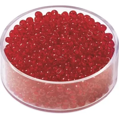 Produktbild von KNORR PRANDELL 213105156 Böhmische Rocailles Ø 25 mm Glas rot