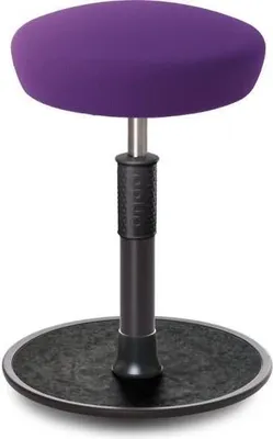 Produktbild von Sitz- Stehhocker Free Regular Hutsitz Gestrick Purpur schwarz /schwarz.