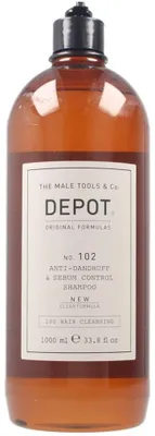 Immagine prodotto di Depot No. 102 Shampoo antiforfora e controllo del sebo Shampoo antiforfora rinforzante 1000 ml