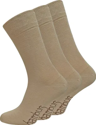Produktbild von Vincent Creation® "BAMBUS" Socken 6 Paar 43-46 beige