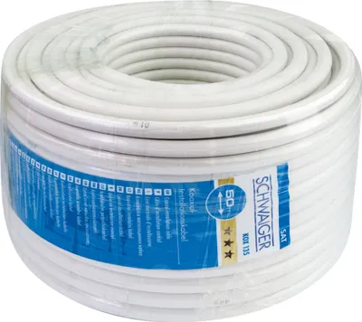 Produktbild von Schwaiger KOX13550 052, 50 m, Weiß