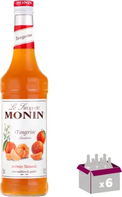 Produktbild von Lot de 6 Sirop Monin - Mandarine - 70cL