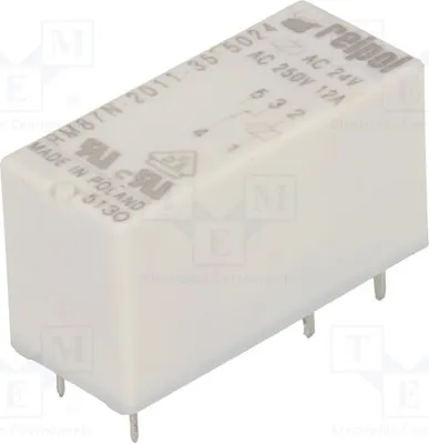 Zdjęcie produktu dla 1x przekaźnik: elektromagnetyczny. Cewka: 24VAC 12A / 250VAC 12A. RM87N-2011-35-5024