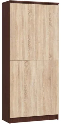 Produktbild von raumhirsch Funktionales Standregal mit Tür und 8 Fächern - Regal mit viel Stauraum