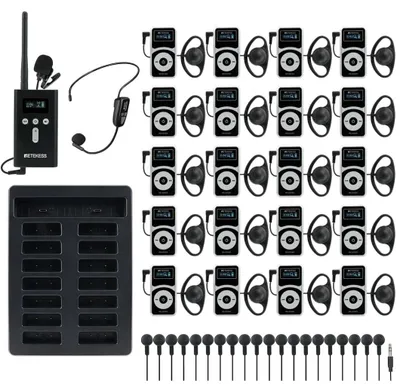 Obrázek produktu pro Audioprůvodce systém - Průvodcovský systém - 49 kanálů - Dosah 160 m - Potlačení šumu
