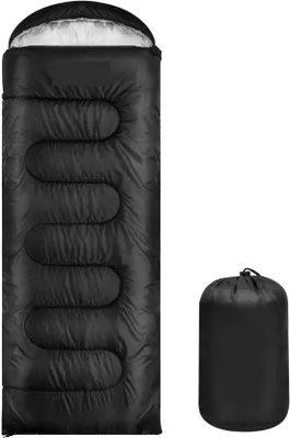 Produktbild von Famanu Schlafsack für Camping - Warmer, leichter Schlafsack für 3-4 Jahreszeiten