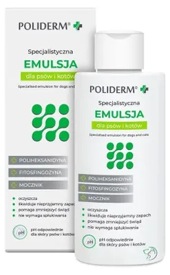 Productafbeelding van JM SANTE Poliderm - emulsion for inflammation-prone skin for dogs and cats – 140 ml