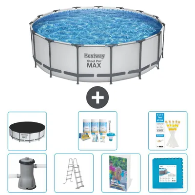 Obrázek produktu pro Bestway Steel Pro MAX, kulatý bazén - 488 x 122 cm - 6 dílů, model S536