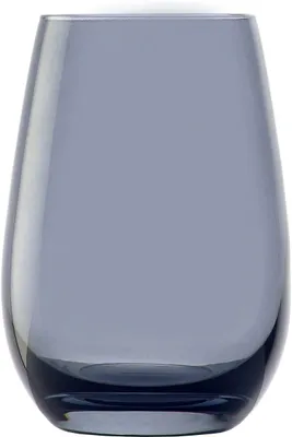 Imagen del producto de Juego de 6 vasos multifuncionales ELEMENTS de Stölzle Lausitz, color gris ahumado, modelo 352 00 12 EL052. Código EAN: 4012632212276