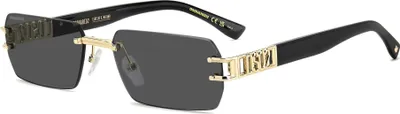 Immagine prodotto di Dsquared2 D2 0189/S ORO/GRIGIO SCURO 57/18/145 Occhiali da uomo Occhiali da sole