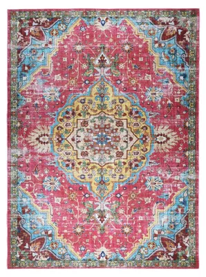 Zdjęcie produktu dla Dywan orientalny - Leyla Medallion Wielokolorowy