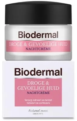 Produktbild von Biodermal Nachtcreme für trockene und empfindliche Haut (50 ml)