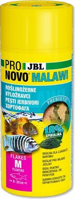 Produktbild von JBL Pronovo Malawi Flakes M - Flockenfutter für Cichliden 250ml JBL