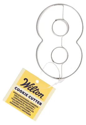 Produktbild von Ausstechform-Set aus Edelstahl für Kekse und Plätzchen: Ausstechformen mit Zahlen und Buchstaben – 7,5 cm