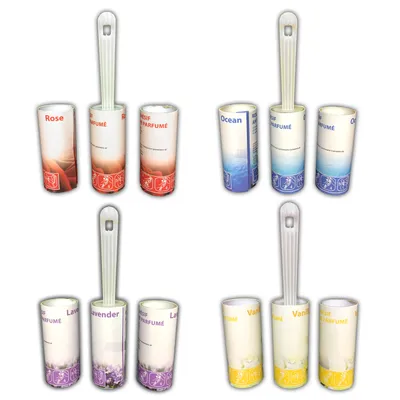 Produktbild von 4x Fusselrolle duft inkl. 12x Klebeblätter Rollen Fusselroller Fusselentferner