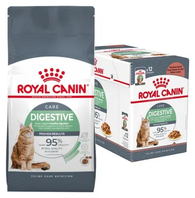 Produktbild von Royal Canin Digestive Care 10kg+12x85g Adult Katzenfutter